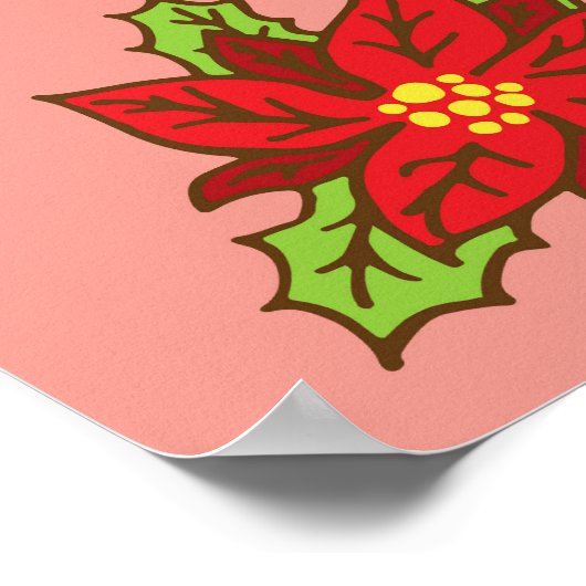 Weihnachten: Sammlung von Doodle-Elementen Poster (Ecke)