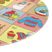 Weihnachten: Sammlung von Doodle-Elementen Schneidebrett (Ecke)