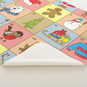 Weihnachten: Sammlung von Doodle-Elementen Sherpadecke (3/4)