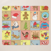Weihnachten: Sammlung von Doodle-Elementen Sherpadecke (Vorderseite (Horizontal))