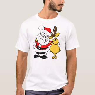 Weihnachten Sankt u. Ren-T - Shirt