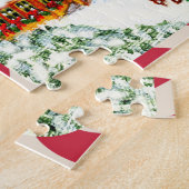 Weihnachten Sankt und Ren verwirren "Ho, Ho, Ho " Puzzle (Seite)