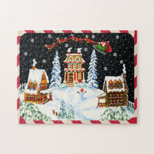 Weihnachten Sankt und Ren verwirren "Ho, Ho, Ho " Puzzle