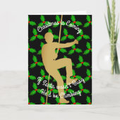 Weihnachten Sankt würde Klettern sein (Vorderseite)