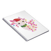 Weihnachten santa axolotl notizblock (Rechte Seite)