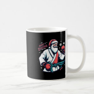Weihnachten Santa Boxer Boxen Liebhaber Kickboxen  Kaffeetasse