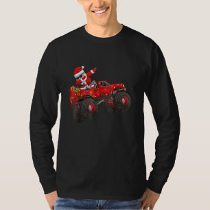 Weihnachten Santa Claus fährt auf Monstertruck Jun T-Shirt