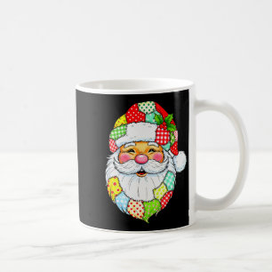 Weihnachten Santa Claus Patchwork Vintage Männer F Kaffeetasse