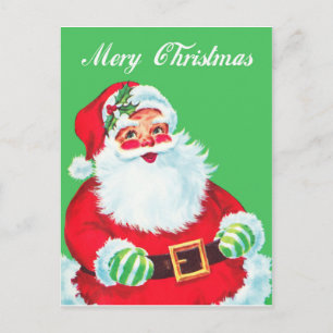 Weihnachten Santa Claus Postkarte