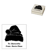 weihnachten santa ferien minimal gummistempel (Stempel)