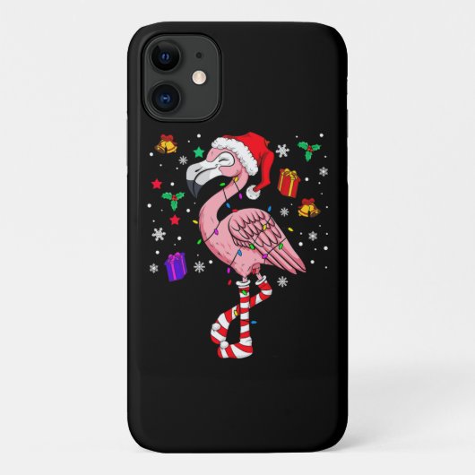 Weihnachten Santa Flamingo Lover Funny Classic Case-Mate iPhone Hülle (Rückseite)