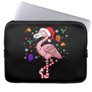 Weihnachten Santa Flamingo Lover Funny Classic Laptopschutzhülle