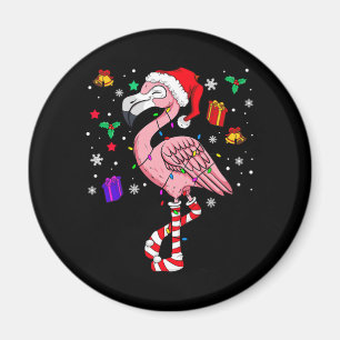 Weihnachten Santa Flamingo Lover Funny Classic Magnet