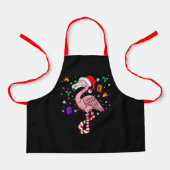 Weihnachten Santa Flamingo Lover Funny Classic Schürze (Vorderseite)