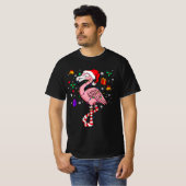 Weihnachten Santa Flamingo Lover Funny Classic T-Shirt (Vorne ganz)