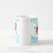 Weihnachten santa joe biden kamala harris unicorn kaffeetasse (Mittel)