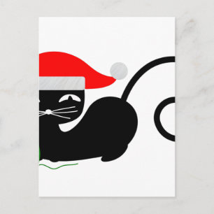 weihnachten santa katze