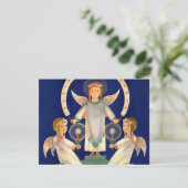 Weihnachten, Santa Lucia Angels Einladung (Stehend Vorderseite)
