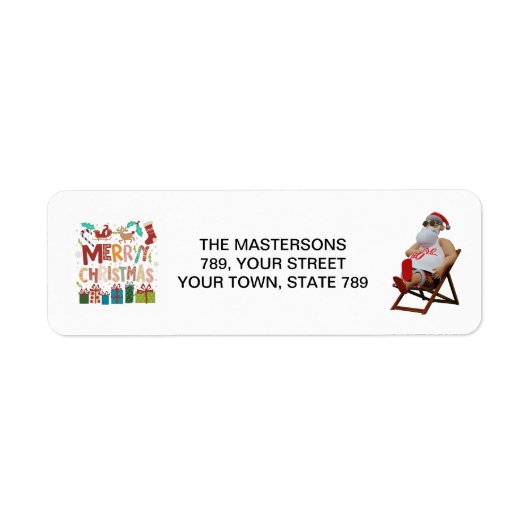 Weihnachten & Santa personalisieren (Vorne)