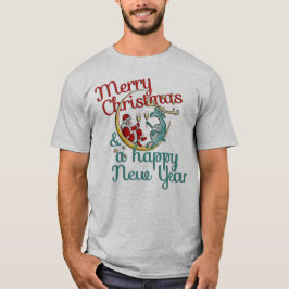 Weihnachten - SANTA & REINDET - Weihnachten - Neue T-Shirt