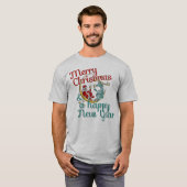 Weihnachten - SANTA & REINDET - Weihnachten - Neue T-Shirt (Vorne ganz)