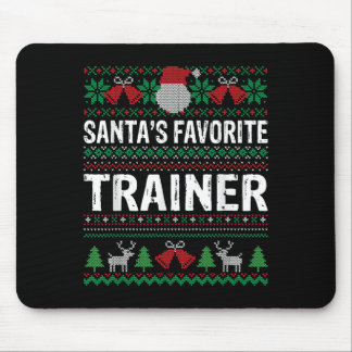 Weihnachten - Santas Favorite Trainer Xmas Mousepad
