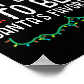 Weihnachten Santas Lieblings Weihnachten Familie M Poster (Ecke)