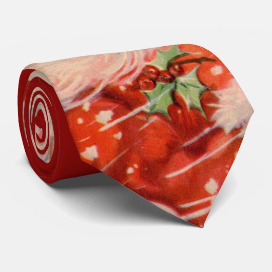 Weihnachten Santas Sleigh Ristorante della Carrà K Krawatte (Gerollt)