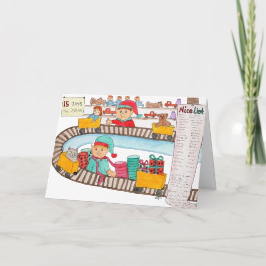 Weihnachten - Santas Werkstatt (Vorderseite)