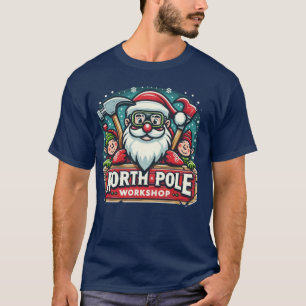 Weihnachten 🎄 Santa's Workshop 🎅 Nordpol Lapplan T-Shirt