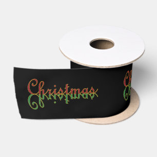 Weihnachten Satinband