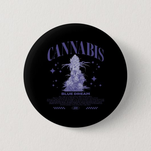 Weihnachten Sativa Hybrid-Sorte Blue Dream Button (Vorderseite)
