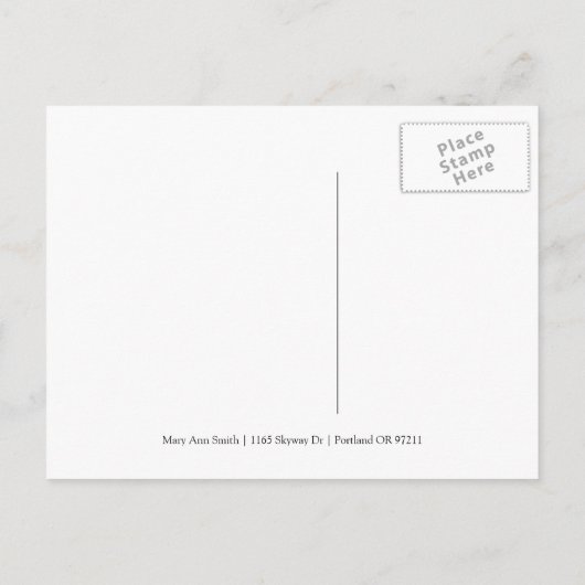 Weihnachten Save the Date Gold Glitzer Confetti Na Ankündigungspostkarte (Rückseite)