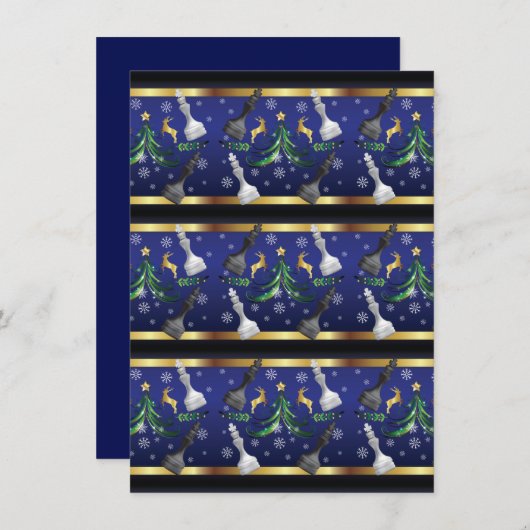 Weihnachten Schach Stücke - Schneeflocken Weihnach (Vorne/Hinten)