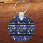 Weihnachten Schach Stücke - Schneeflocken Weihnach Schlüsselanhänger (Vorderseite)