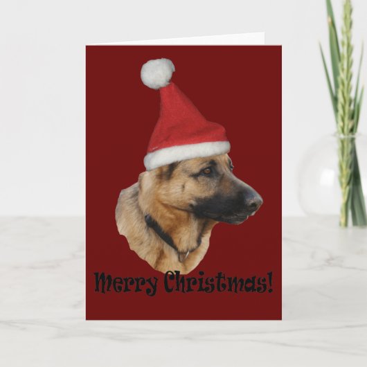 Weihnachten "Schäferhund" (Vorderseite)