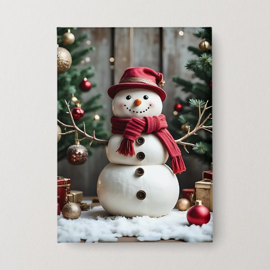 Weihnachten - Schaltfläche Button (Vorderseite)