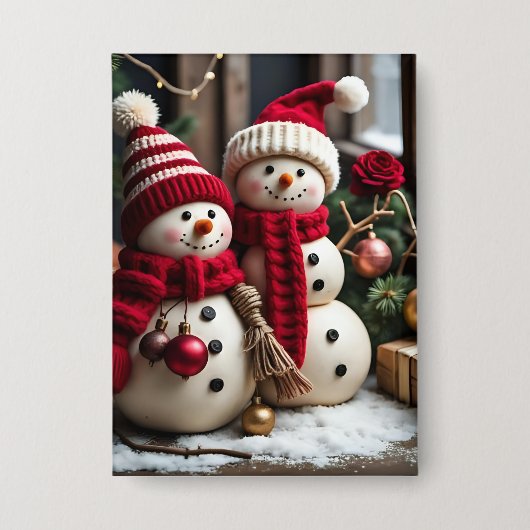 Weihnachten - Schaltfläche Button (Vorderseite)