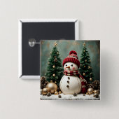 Weihnachten - Schaltfläche Button (Vorne & Hinten)