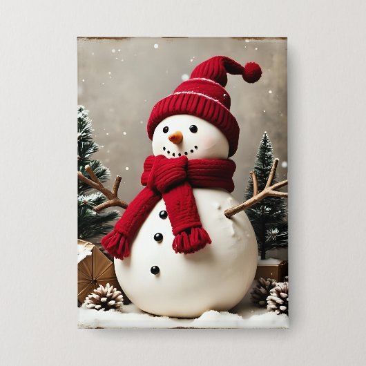 Weihnachten - Schaltfläche Button (Vorderseite)