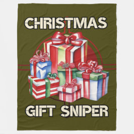 Weihnachten, Scharfschütze, Geschenk, Armee Fleecedecke