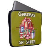 Weihnachten, Scharfschütze, Geschenk, Armee Laptopschutzhülle (Vorne Rechts)