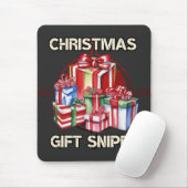 Weihnachten, Scharfschütze, Geschenk, Armee Mousepad (Mit Mouse)
