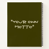 Weihnachten, Scharfschütze, Geschenk, Armee Notizblock (Rückseite)