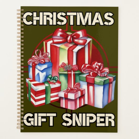 Weihnachten, Scharfschütze, Geschenk, Armee Planer (Vorderseite)
