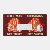 Weihnachten, Scharfschütze, Geschenk, Armee Schreibtischunterlage (Tastatur & Maus)