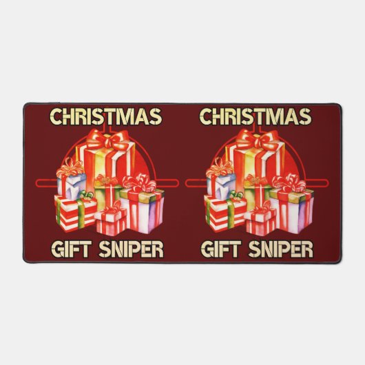 Weihnachten, Scharfschütze, Geschenk, Armee Schreibtischunterlage (Vorderseite)