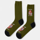 Weihnachten, Scharfschütze, Geschenk, Armee Socken (Linkes Detail)