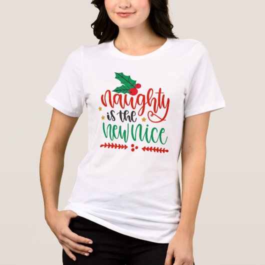 Weihnachten scheußlich ist die neue schöne, lustig Tri-Blend shirt (Vorderseite)