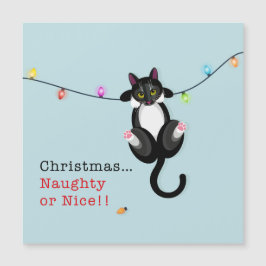 Weihnachten scheußlich oder Nizza Magnetkarte